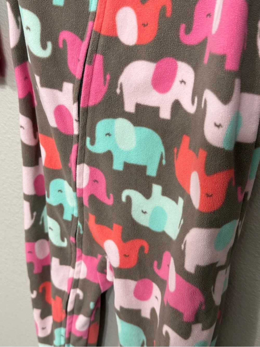 Carter’s Elephant Fleece Footie Pajamas 18M 🐘